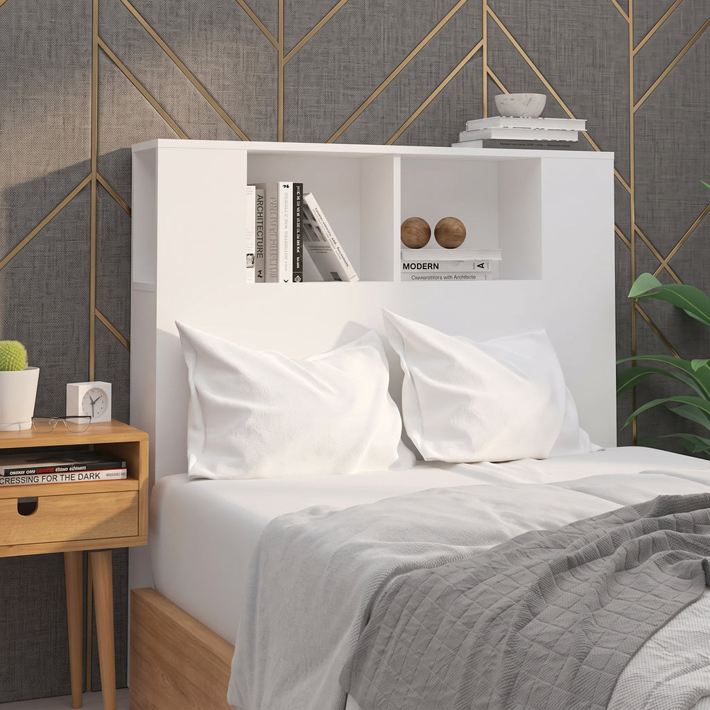 Tête de Lit Armoire avec Rangement  – Chêne Sonoma