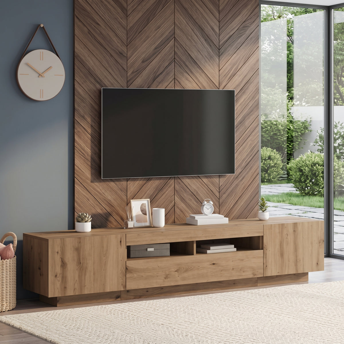 Meuble TV 200 cm  avec Éclairage LED RVB
